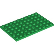 Lego destička 6x10, zelená (4172864, 6290260)